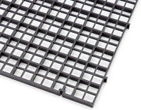 Aquarium Fish Tank Bottom Isolation 8 Pcs, Plastic Egg Crate – Essentials for Fish - L 4pcs Black - image 3