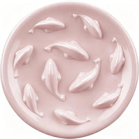 Slow Feeder Bowl for Cats and Small Dogs - Pink