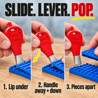 Brick Popper Brick Separator Tool, Building Block Remover Gadget - Red - image 3