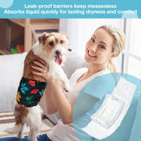 Disposable Dog Diaper Booster Pads XS - Bones / L - (50 Count) - image 4