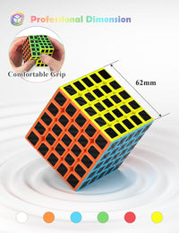 Roxenda 2x2 Speed Cube Stickerless Puzzle Cube – Fun for Kids & Family - 5x5x5 - image 2