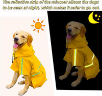 Reflective Strip Dog Raincoat, Ultra - XL - image 2