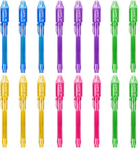 Invisible Ink Pen with UV Light - 16 PACK