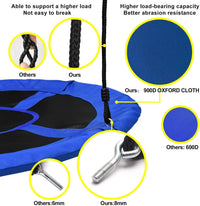 PACEARTH 40 Inch Saucer Tree Swing Flying 600lb Weight Capacity 2 - Blue / 40 IN - image 3