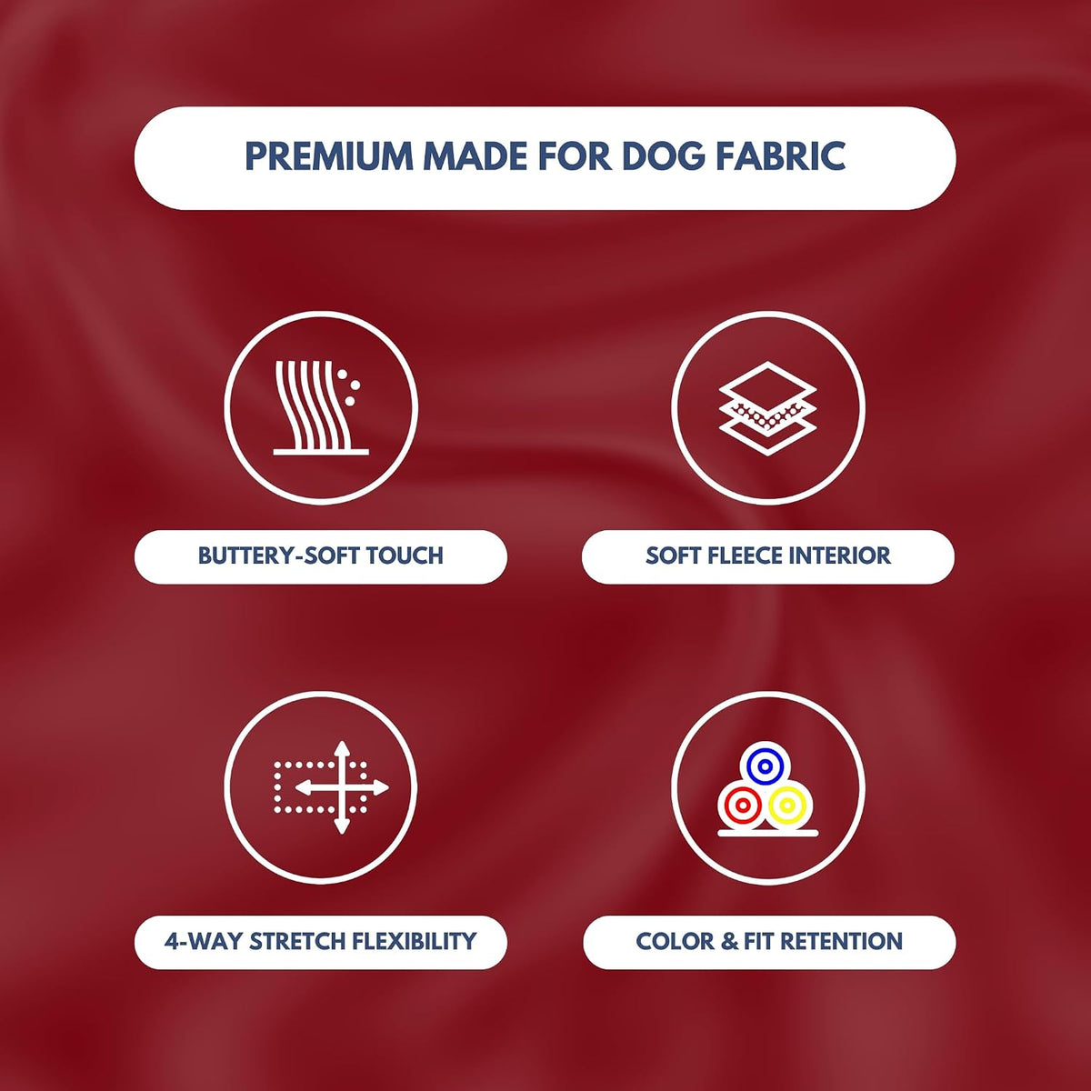 Spark Paws Dog Hoodie, Buttery-Soft Sweater Sweatshirt - Burgundy / 5XL - image 3