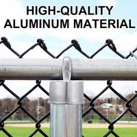 Therwen 12 pack aluminum chain link fence ring caps for 2-3/8 inch posts - view 24