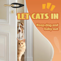 TGIOW Cat Door Latch, Cat Door Stopper Keep Open 2.5-6", White - 2pcs-black - image 2