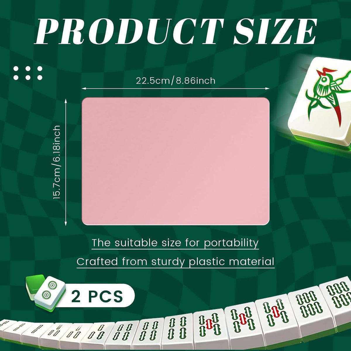 Seenelling 2026 Mahjong Tile Mixer Shuffler for Mixing - 2 / Pink - image 3
