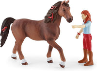 Schleich Horse Club - Complete 40PC Horse Club Rider Playset - Hannah, Sofia, Lisa and Sarah Poseable Rider Figures with Horses and Riding Accessories - Equestrian Toy Set for Kids Ages 5+ | 72221