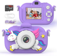 Kids Camera Toddler Toys for Girls Boys Aged 3-12 - Purple