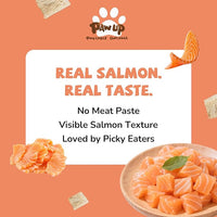 Freeze Dried Salmon Cat Treats, Single Ingredient Raw Cat Food Toppers, Healthy Training Treats for Dogs, Cats, 3.8 oz