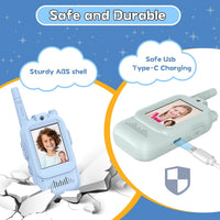 Video Walkie Talkies for Kids - Blue+Green - image 4