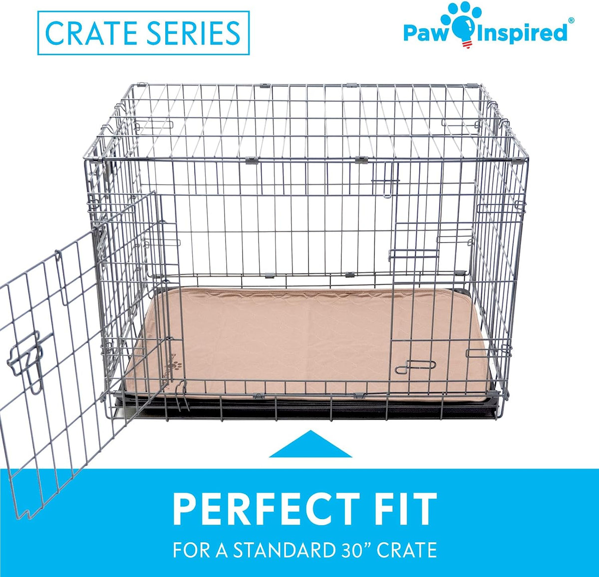 Paw Inspired Washable Crate Liners for Dogs - 30 Inch - image 4