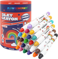 Lebze Washable Jumbo Crayons - 24 Colors