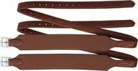Exion Wide Stability Stirrup Leathers for English Saddles | Premium Cowhide Leather | Enhanced Leg Stability & Comfort | Sizes: 48" to 62"