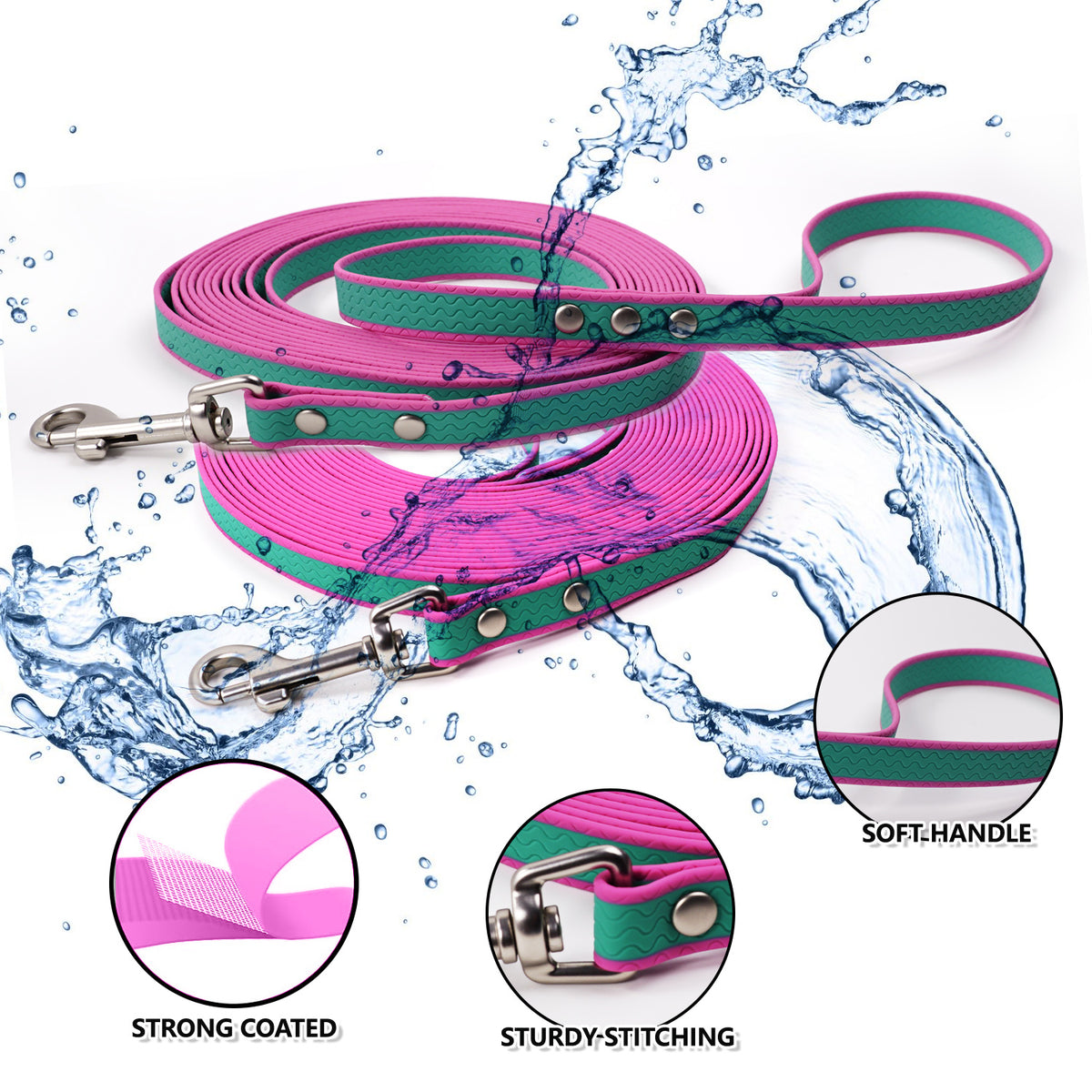 New Style PVC Coated Two-color Waterproof Training Rope