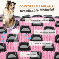 Anti-slip dog socks with rubber grips and elastic cuff in cotton blend - view 4