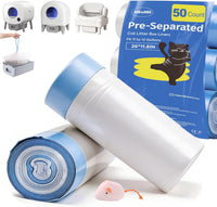 150 Count Drawstring Cat Litter Bags for Automatic Litter Boxes – Daily Care for Cats - 1 Count (Pack of 50)