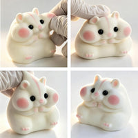 Handmade Hamster Squishy Toy - White - image 2