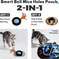 Interactive Cat Toy for Indoor Cats - Starry Night - image 2