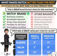 Skitch kids protective gear set with knee pads, elbow pads, wrist guards and bag - view 20