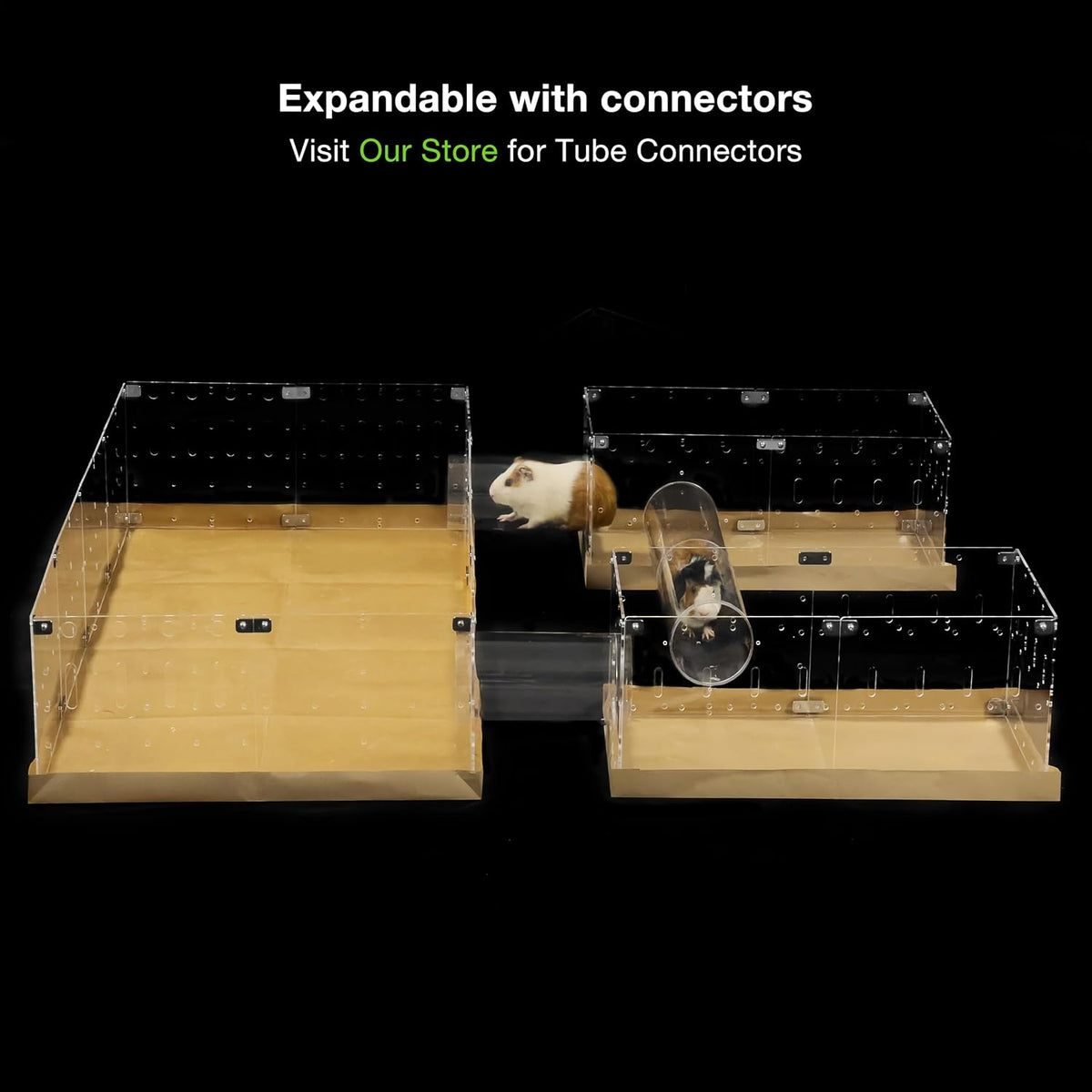 GuineaLoft Model-A Acrylic Guinea Pig Cage - Model-C2 - image 3