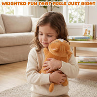 TOYSYM Weighted Stuffed Animals - Orange Cat / Small - image 2