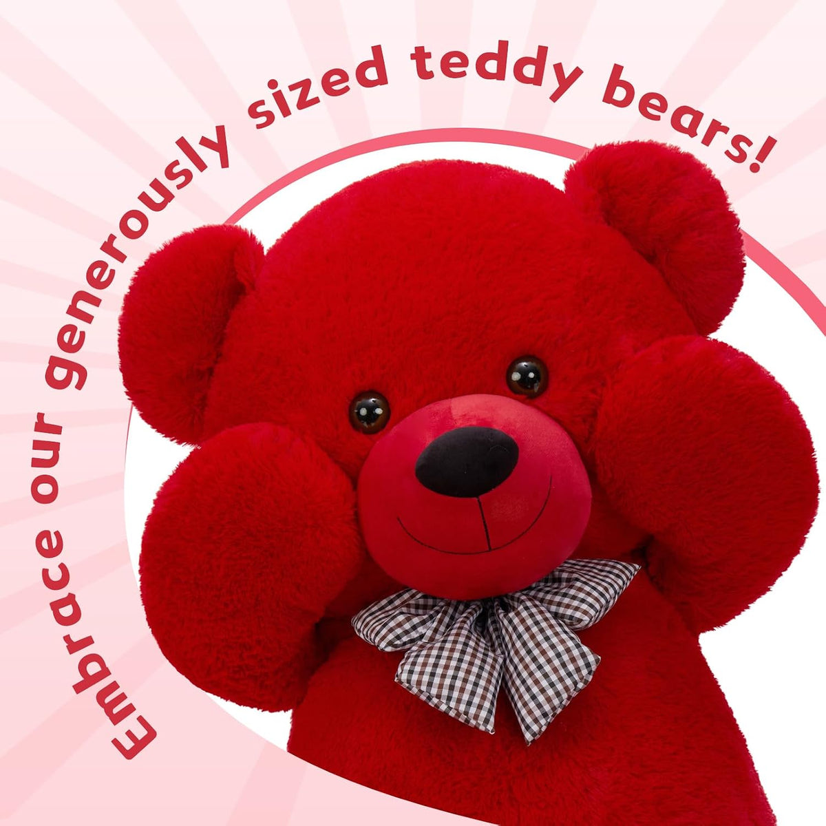 MaoGoLan 47 Inch Giant Teddy Bear - Red / 55 inches - image 4