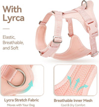 Sunraymascota Dog Harness - M (Neck: 16-26", Chest: 21-31") / Light Pink - image 3