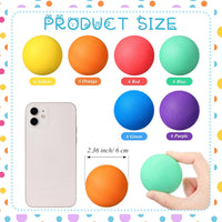 Gejoy 24 Pieces Soft Foam Balls Bulk Lightweight Mini Balls for Safe - 2.36 Inch - image 2
