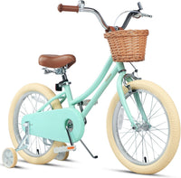 Petimini 12 14 16 18 20 Inch Kids Toddler Bike for Boys Girls – Fun for Kids & Family - Mint Green / 18 Inch