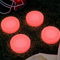 Deekin glow in the dark hockey pucks glowing green, PVC pucks with matte finish - view 14