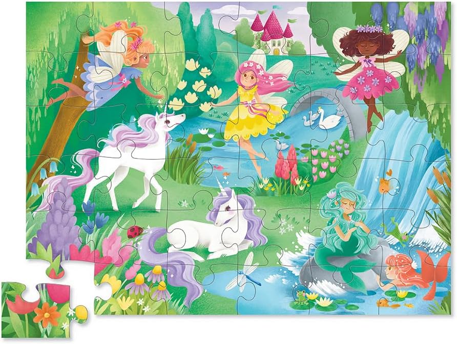 Crocodile Creek 36-Piece Jigsaw Floor Puzzle - Magical Friends - image 2