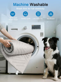 Dog Cooling Mat Self Coolings Foldable Cooling Pad for Dog in Summer - Rectangle,Gray / Medium-36"L x 23"W - image 4