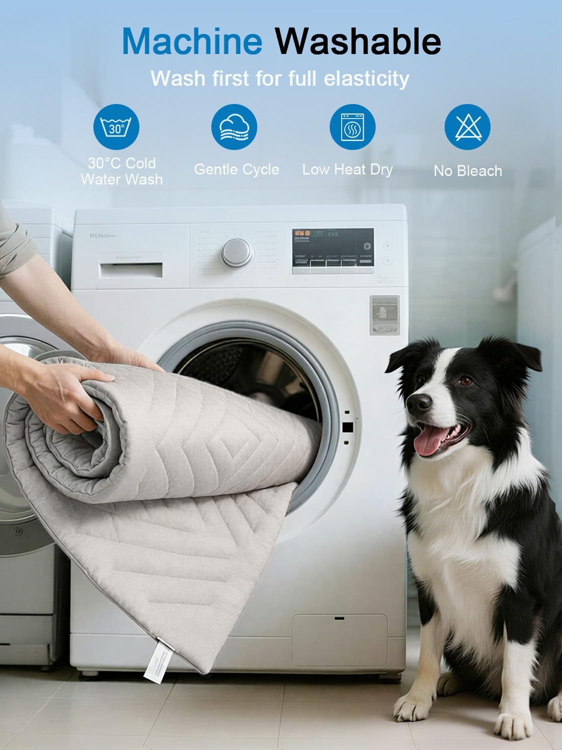 Dog Cooling Mat Self Coolings Foldable Cooling Pad for Dog in Summer - Rectangle,Gray / Medium-36"L x 23"W - image 4