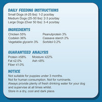 Dog Treats Chicken Wrapped Cod Fish Skin Sticks, Healthy High Protein Omega3 Cod Twist Dog Chews Real Chicken Wrap Teeth Cleaning for Large Medium Small Breeds, 10.6 oz