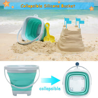 RACPNEL Beach Toys with Collapsible Bucket，Mesh Bag for Kids Ages 3-12 – Fun for Kids & Family - image 2