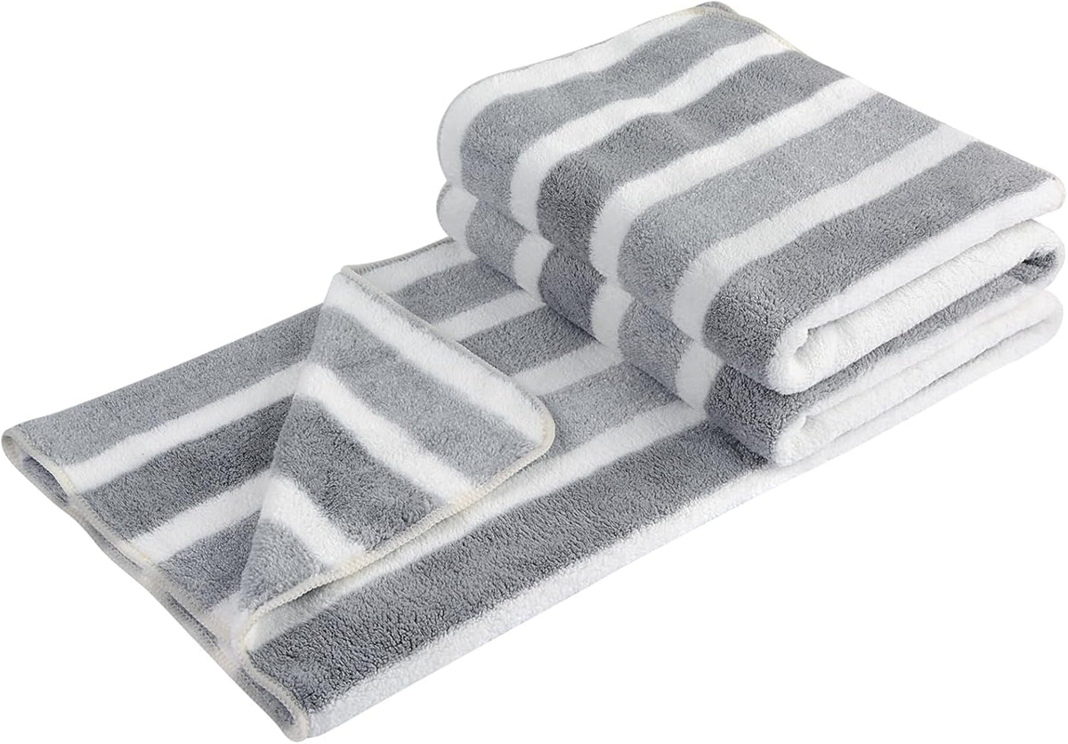 KinHwa Dog Towels for Drying Dogs - 30inchx50inch / Light-gray