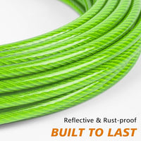 XiaZ 50FT Tie Out Cable for Dogs, Dog Leads for Yard Chew Proof, Heavy Duty Pet Tie Out Cable for Large Dogs Up to 250lbs,Durable Dog Runner Tether Line for Outdoor,Yard