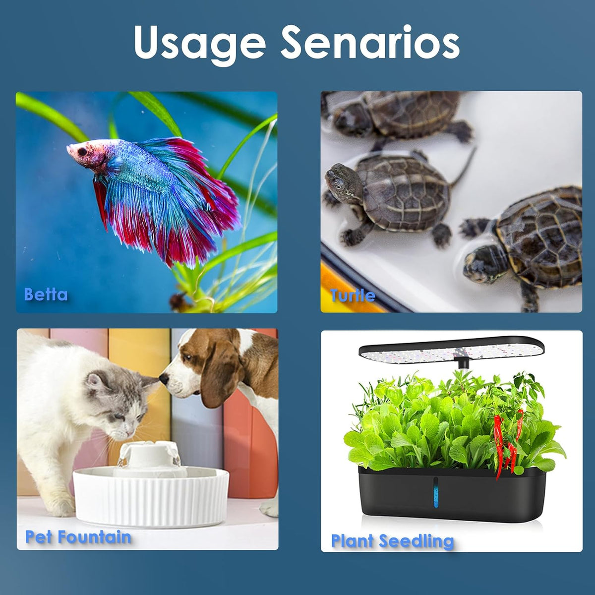 10W 5V/2A USB Super Mini Betta Heater LED Digital for up to 1 Gal - For Aquariums ≤ 6 Gal - image 4