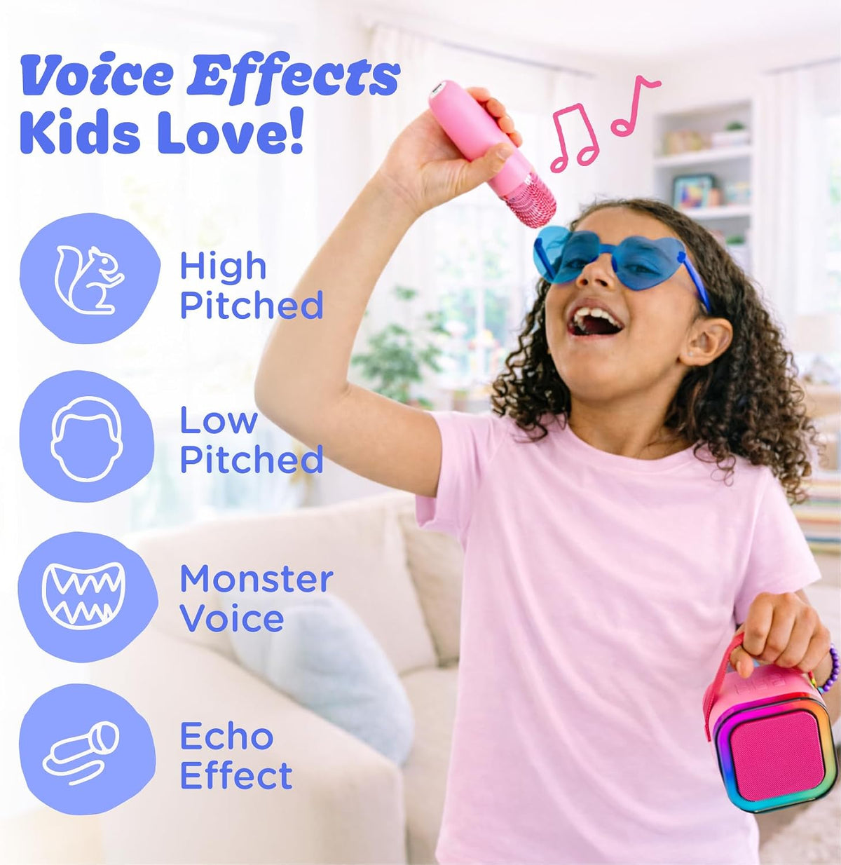Move2Play, Halloween Karaoke Machine for Kids - Pink Pop - image 4