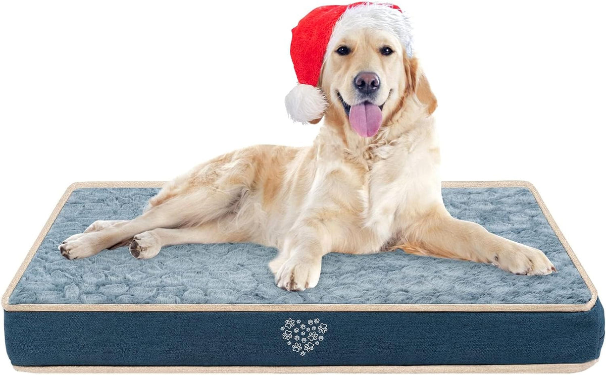 VANKEAN Waterproof Reversible Crate Mat Cool/Warm Washable Joint - XXL / Navy