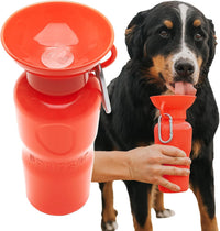 Springland 22oz Classic Portable Dog Water Bottle with Built-in Bowl - Poppy / 22oz Classic
