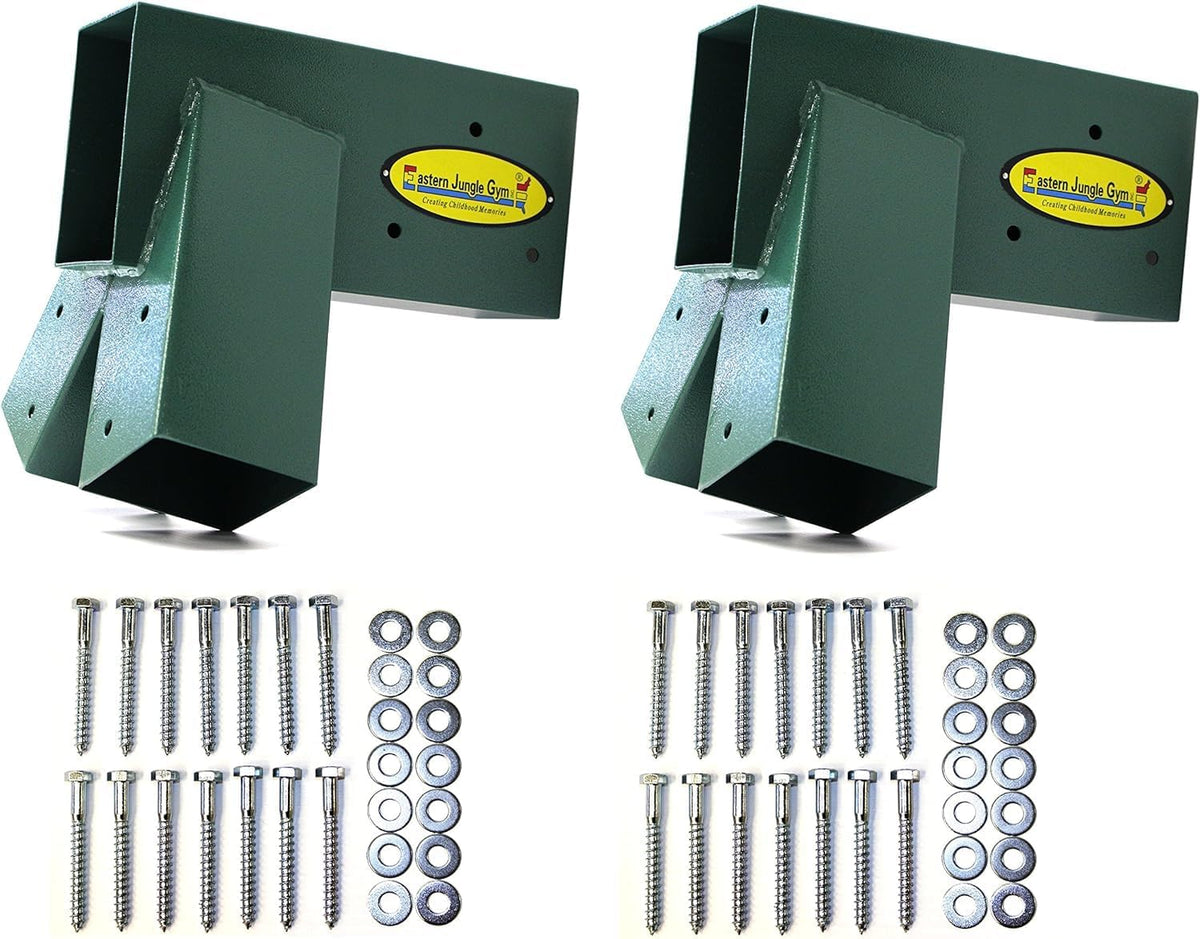 Eastern Jungle Gym Easy 1-2-3 A-Frame 2 Brackets for Swing Set - 2 A-Frame Swing Set Brackets