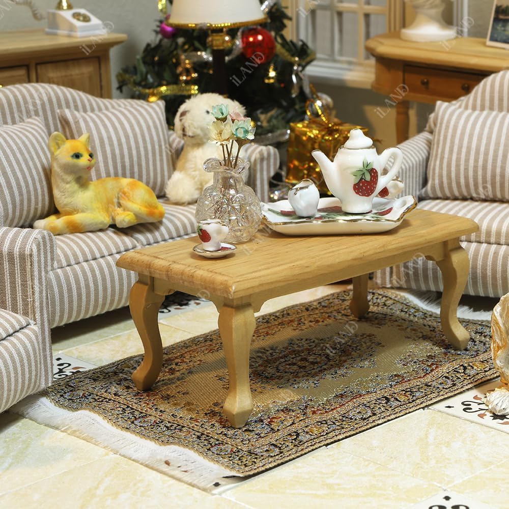 iLAND Miniature Dollhouse Accessories of Carpet for Dollhouse - 2pcs Brilliance - image 3