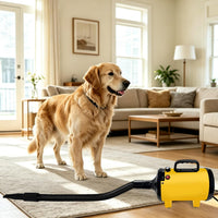 Dog Dryer High Velocity Professional Pet Grooming Dryer – Essentials for Dogs - Yellow - image 4