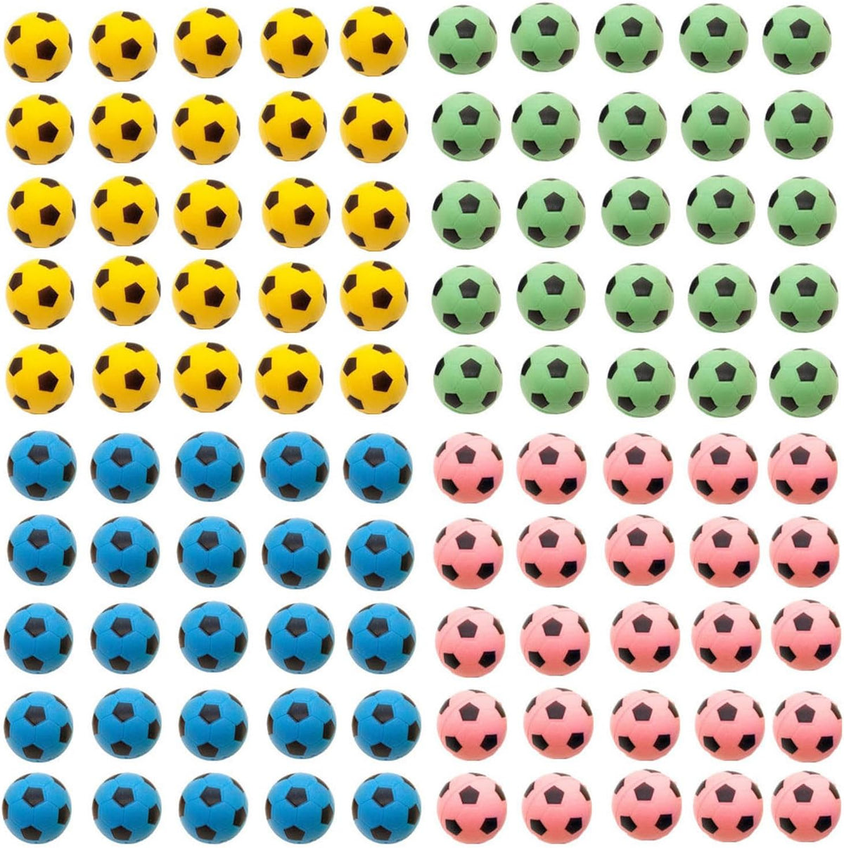 Foam Soccer Balls Cat Toys 100 Pack - 100 Pack