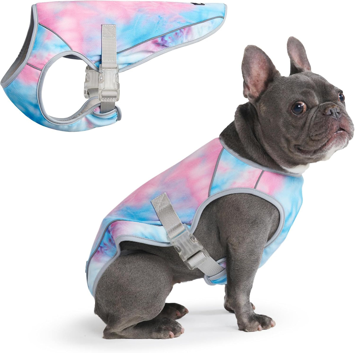 Spark Paws Dog Cooling Vest, Evaporative Summer Cooling - Snowcone / X-Large