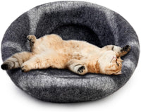 Woolygon Felt Cat Cave Bed, Merino Wool, Handcrafted – Essentials for Cats - Hide & Seek - image 4