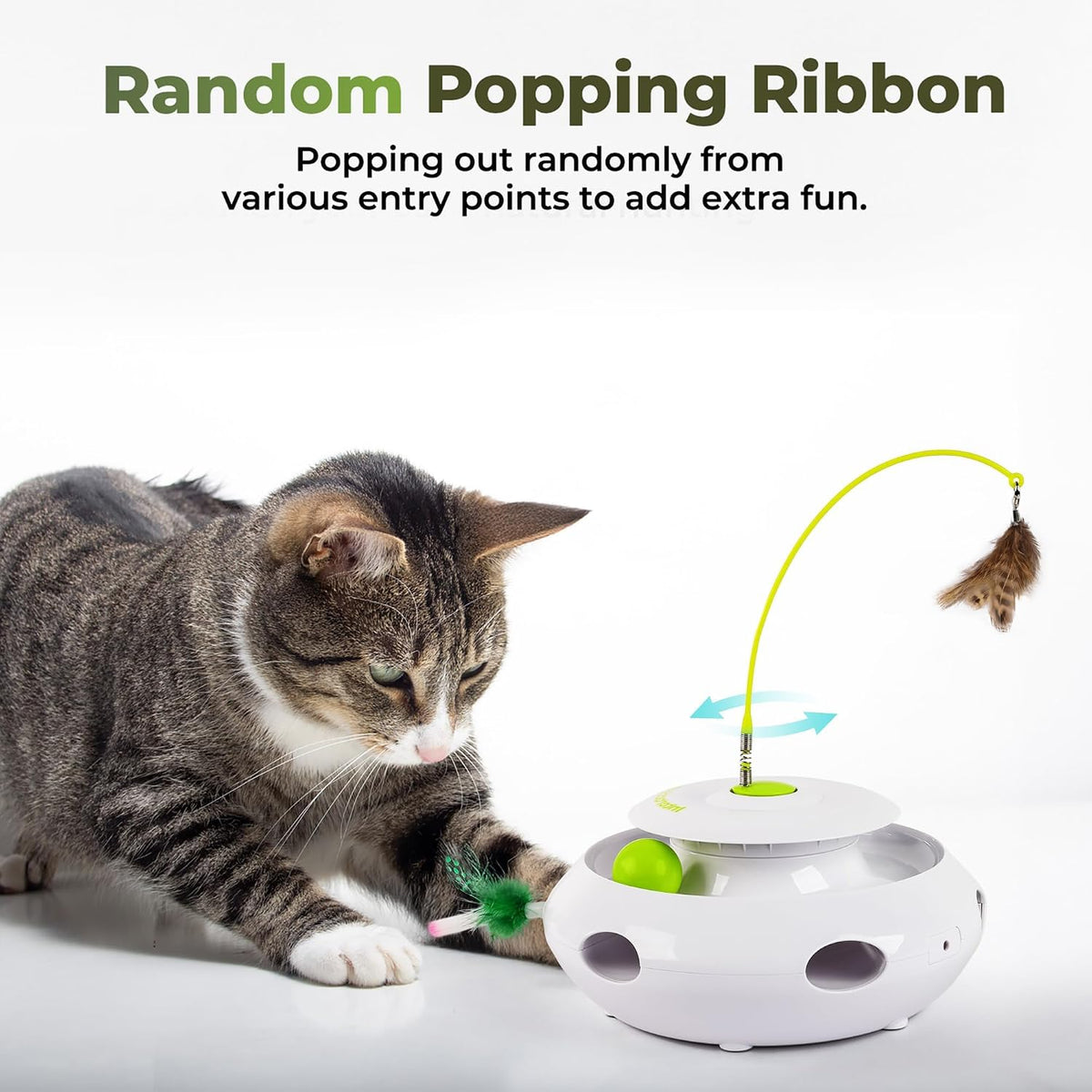 All for Paws Cat Toys Interactive Butterfly Flutter Bug Cat Automatic - 3 in 1 - image 3